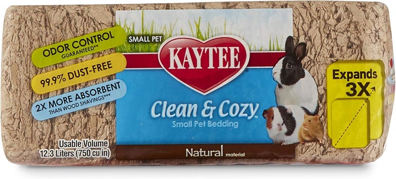 Kaytee سرير حيوانات أليفة صغير طبيعي نظيف ومريح لخنازير غينيا والأرانب والهامستر والجرذان والشينشيلا، 12.3 لتر - Image 3